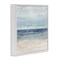 Stupell Industries Soft Aqua Coastline Framed Giclee, design by Amber Sterling